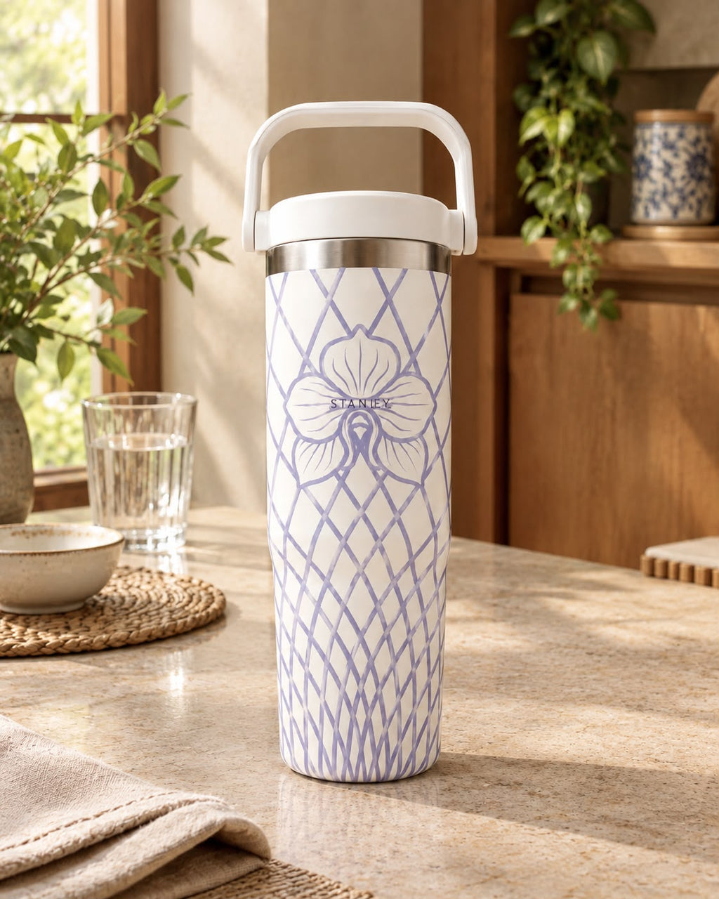 Floral Ceramic Sipper - muhammadi traders