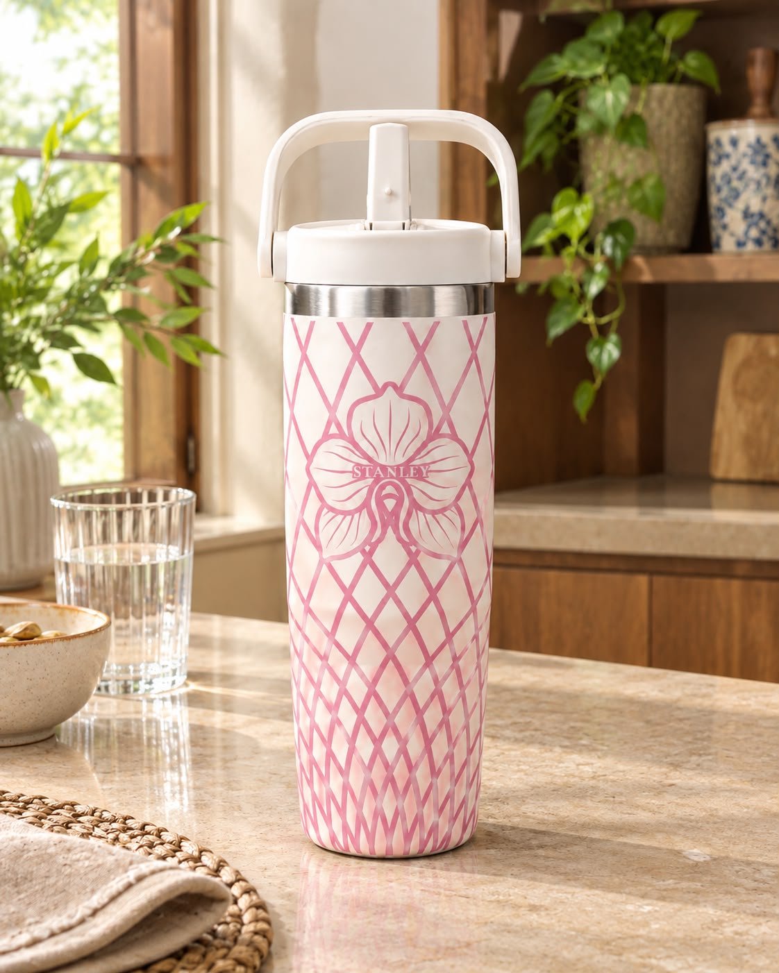 Floral Ceramic Sipper - muhammadi traders
