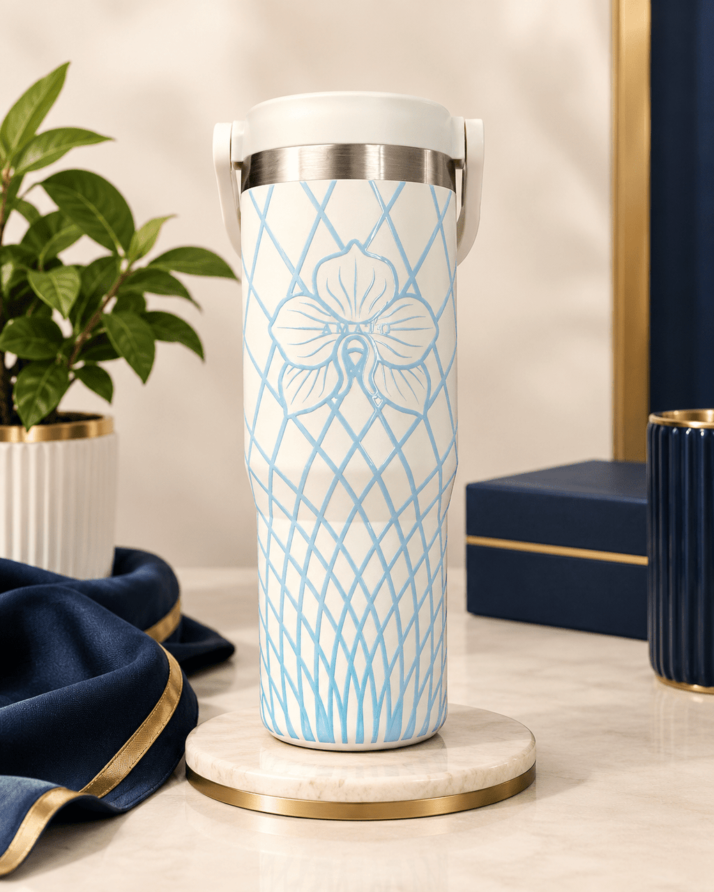 Floral Ceramic Sipper - muhammadi traders